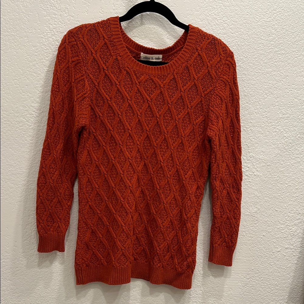 Olive & Oak - Women's Sweater - Rich Orange
